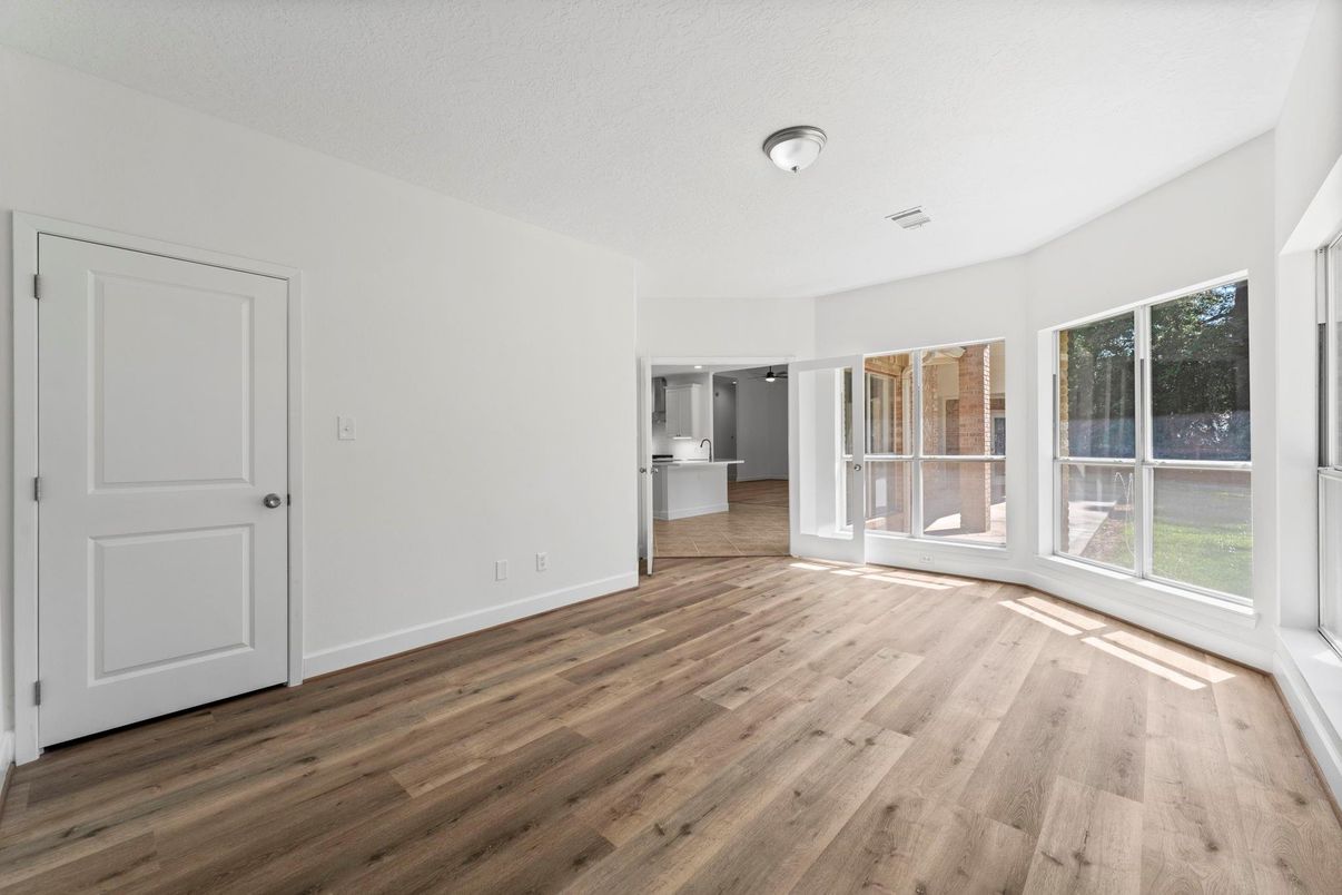 Empty room, Interior, Wood Texture Flooring