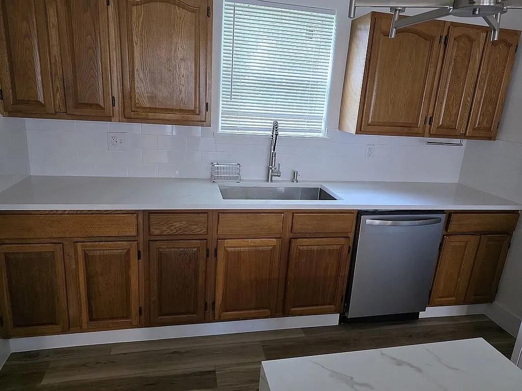 Interior, Kitchen, Wood Texture Flooring