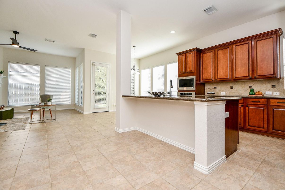 Interior, Kitchen, Pendant Lights, Recessed Lighting