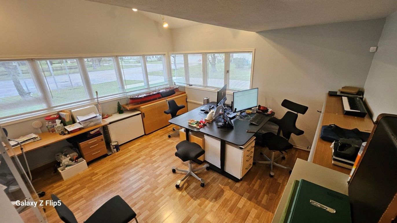 Home Office, Interior, Wood Texture Flooring