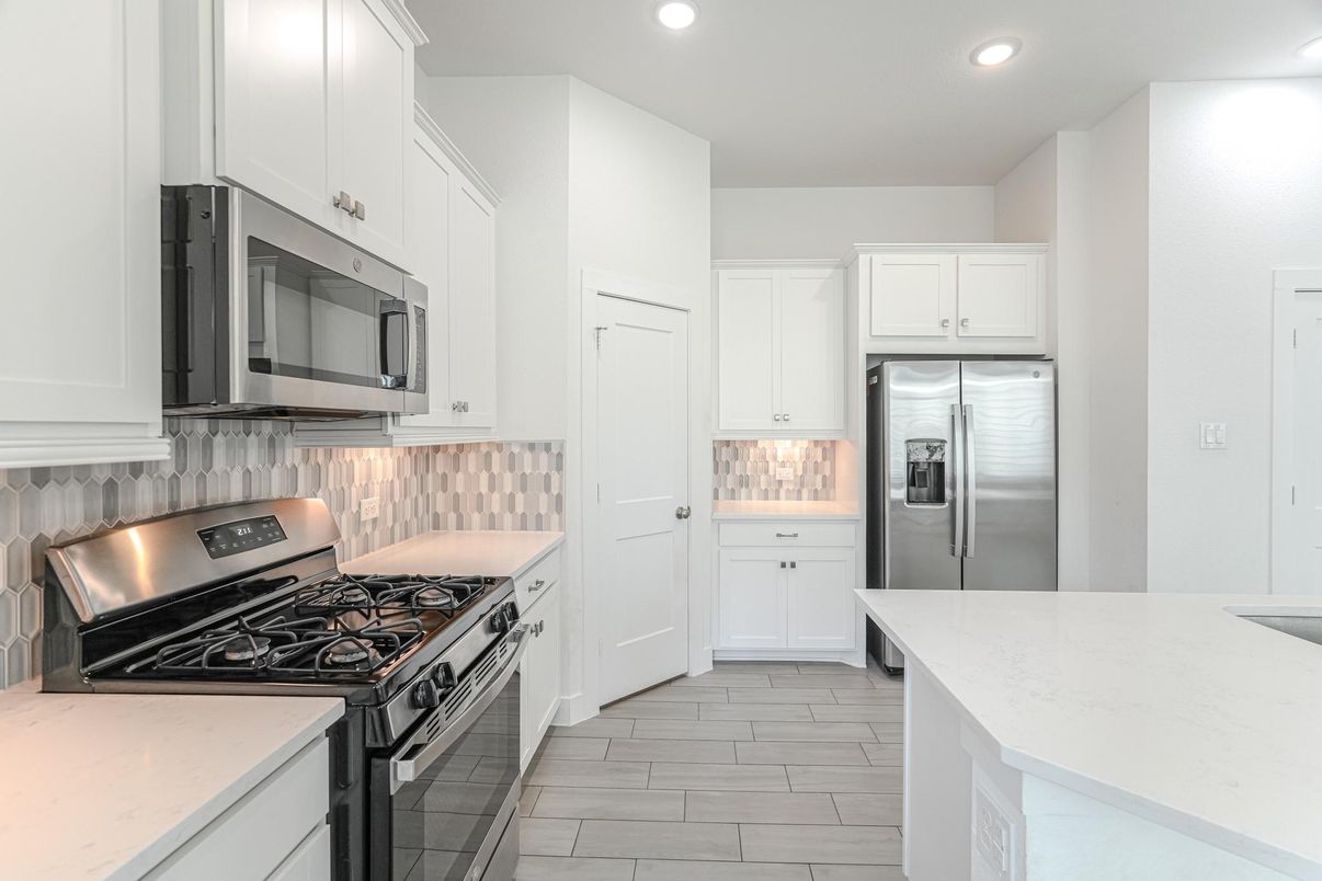 Interior, Kitchen, Recessed Lighting, Stainless Steel Appliances