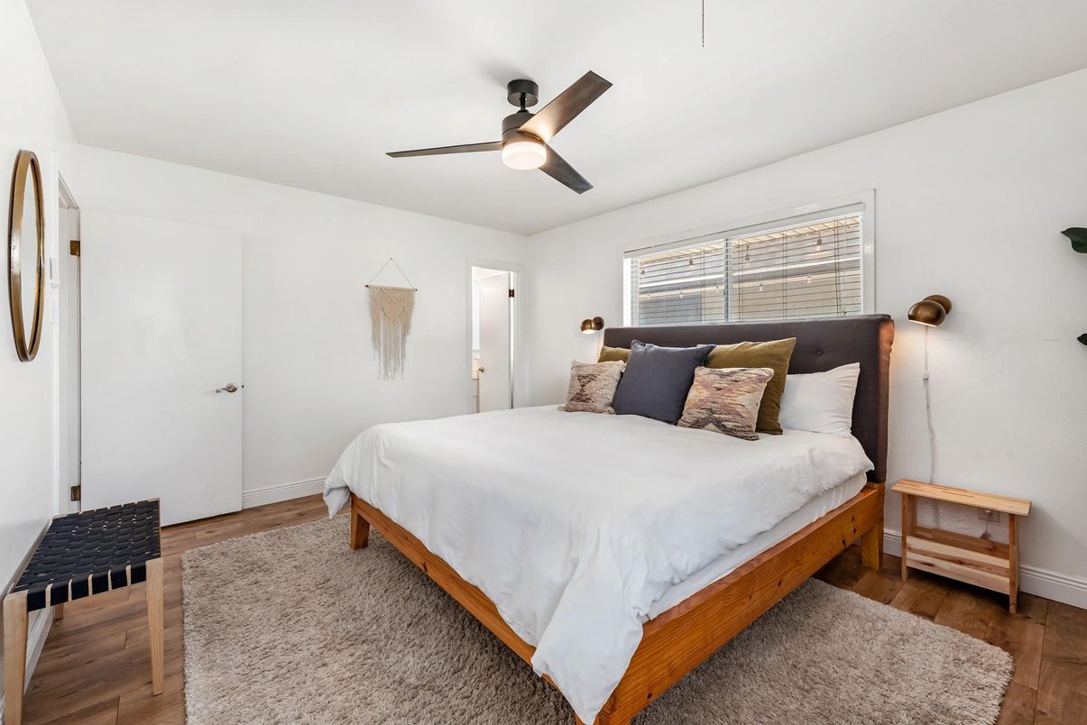 Bedroom, Interior, Wood Texture Flooring