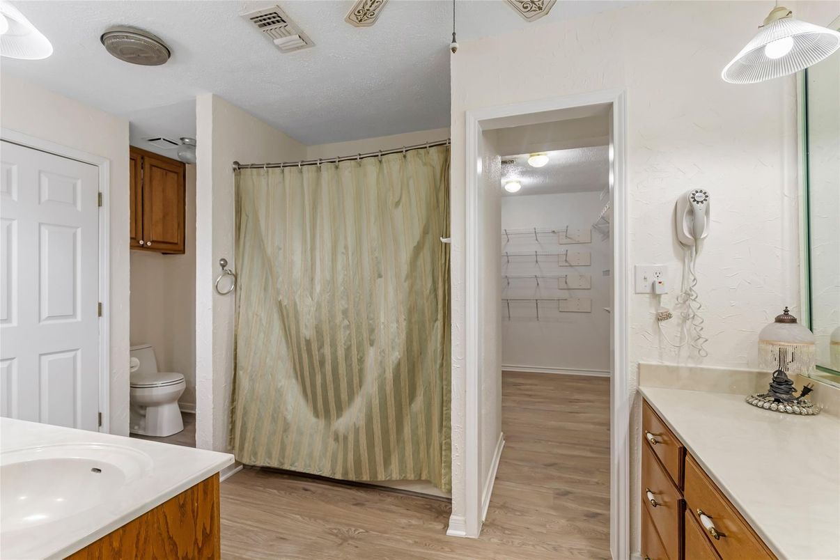 Bathroom, Interior, Wood Texture Flooring