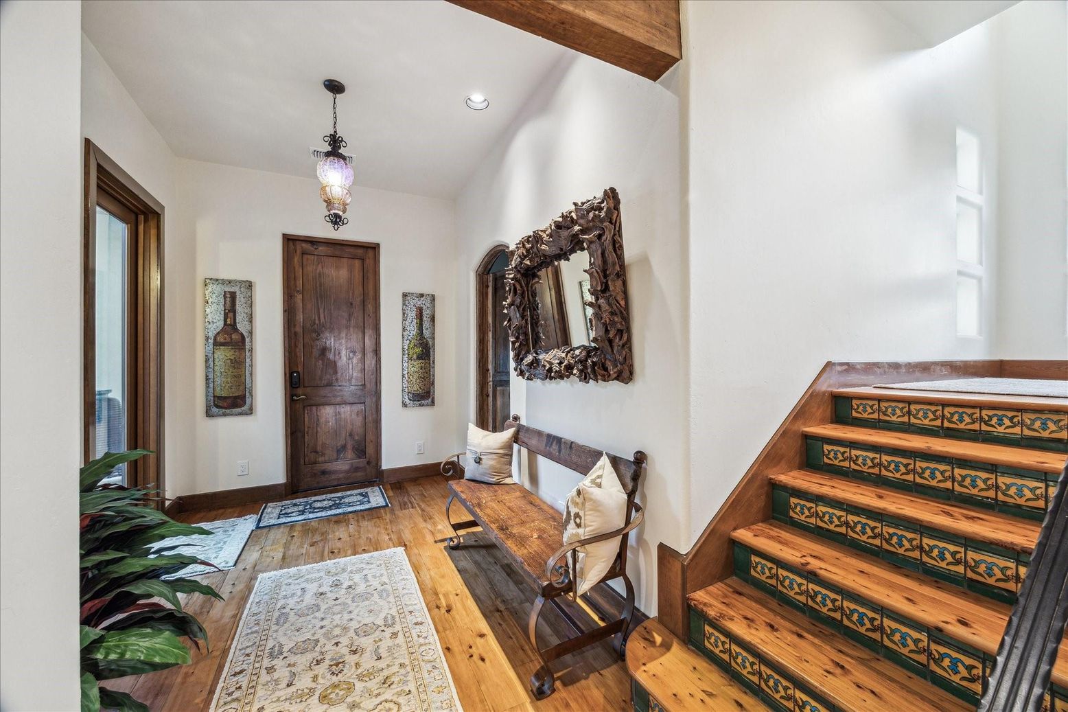 Interior, Pendant Lights, Recessed Lighting, Wood Texture Flooring