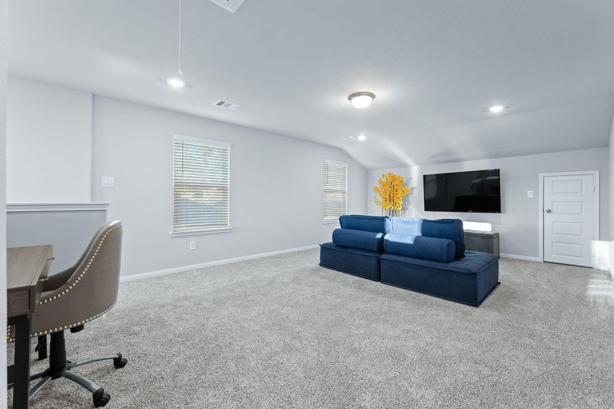 Home Office, Interior, Recessed Lighting