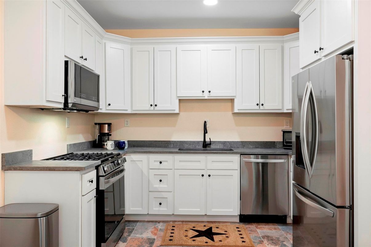 Interior, Kitchen, Recessed Lighting, Stainless Steel Appliances