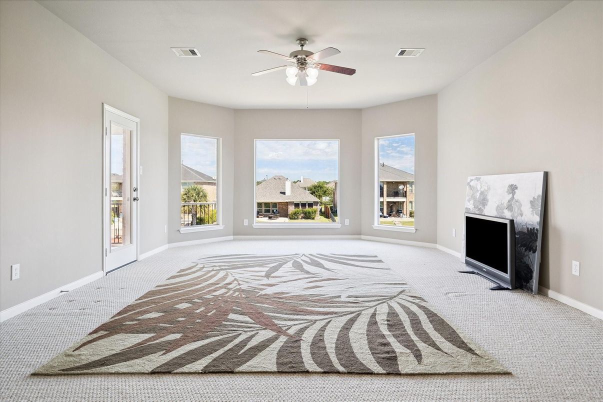 Empty room, Fireplace, Interior