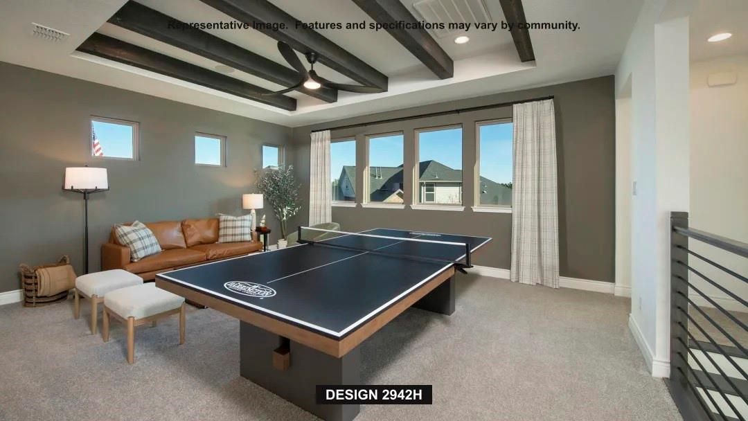 Game Room, Interior, Recessed Lighting