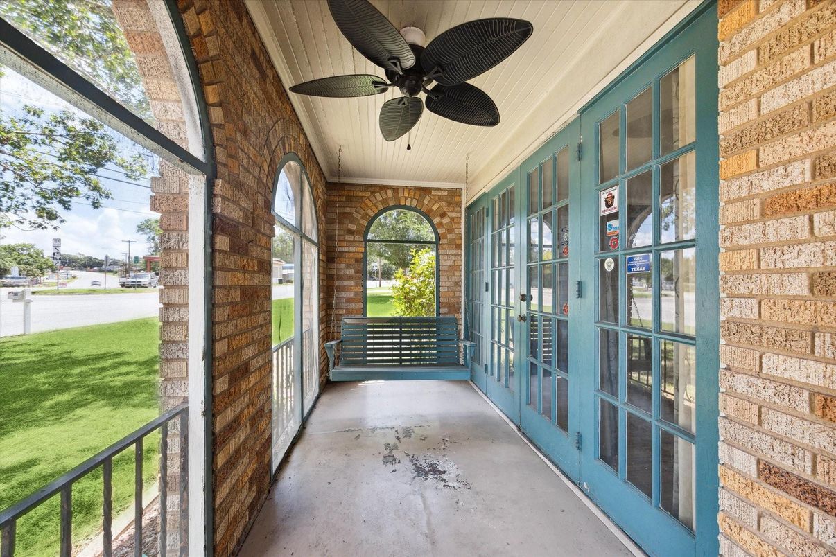Interior, Stone Walls, Sun Room