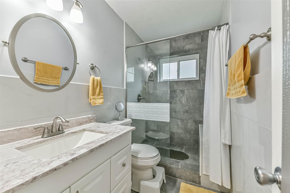 Bathroom, Glass Shower, Interior