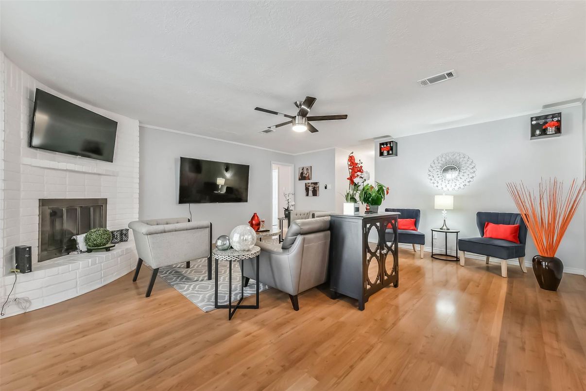 Fireplace, Interior, Living room, Wood Texture Flooring