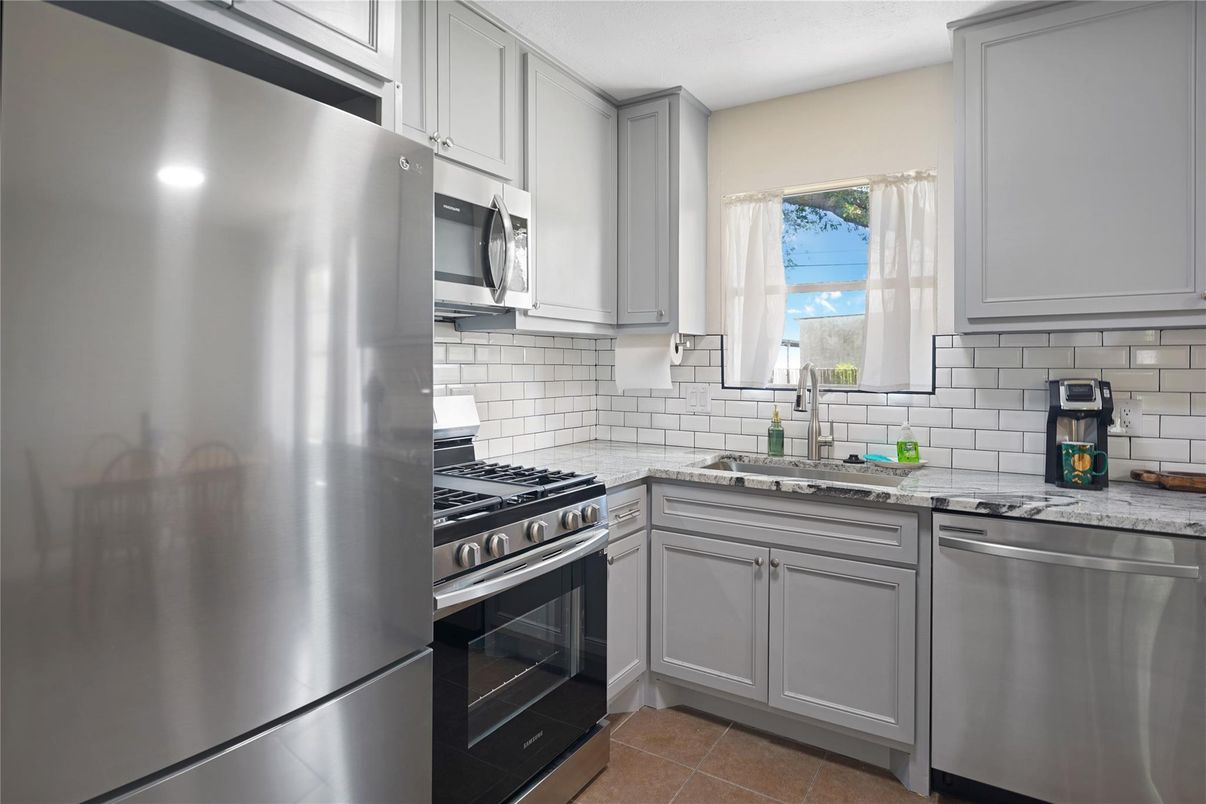 Interior, Kitchen, Recessed Lighting, Stainless Steel Appliances