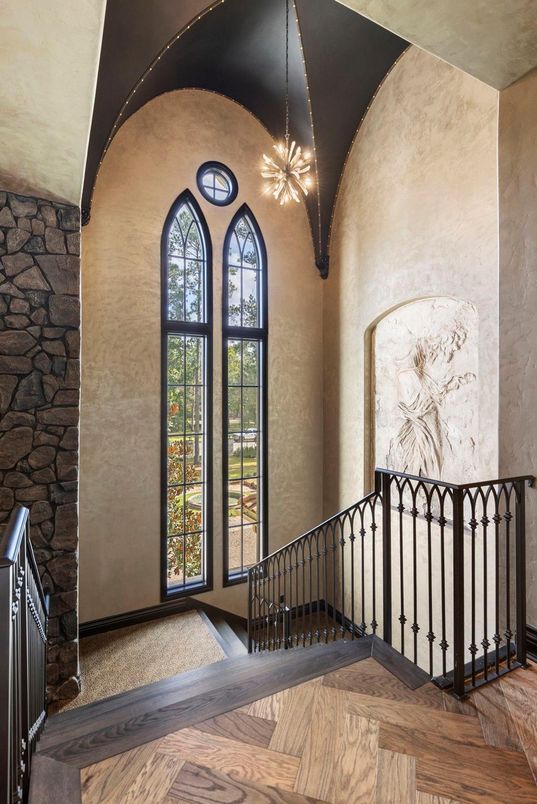 Interior, Pendant Lights, Wood Texture Flooring