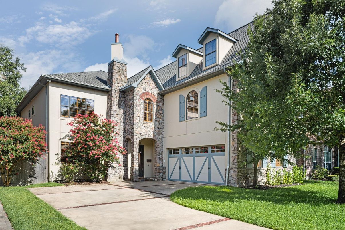 Attached, Exterior, Facade, Brick Facade, French Provincial