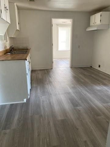 Empty room, Interior, Kitchen, Wood Texture Flooring
