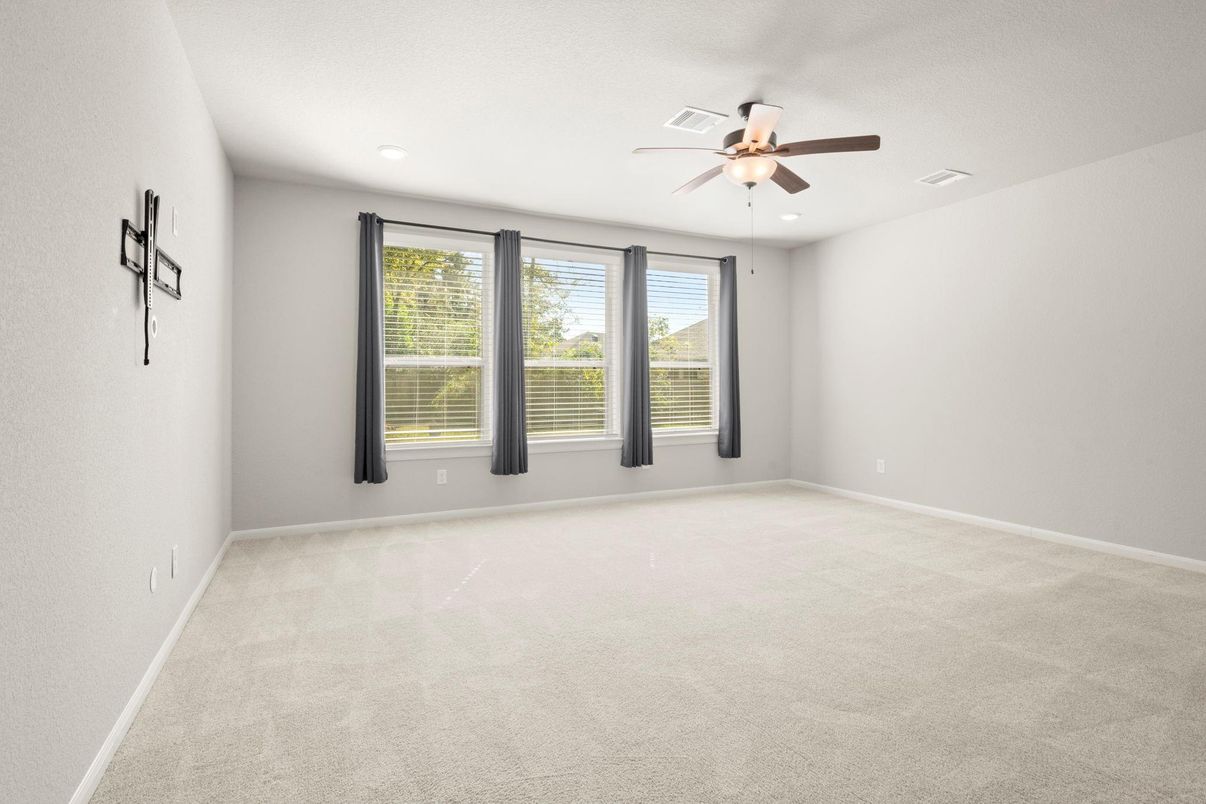 Empty room, Interior, Recessed Lighting