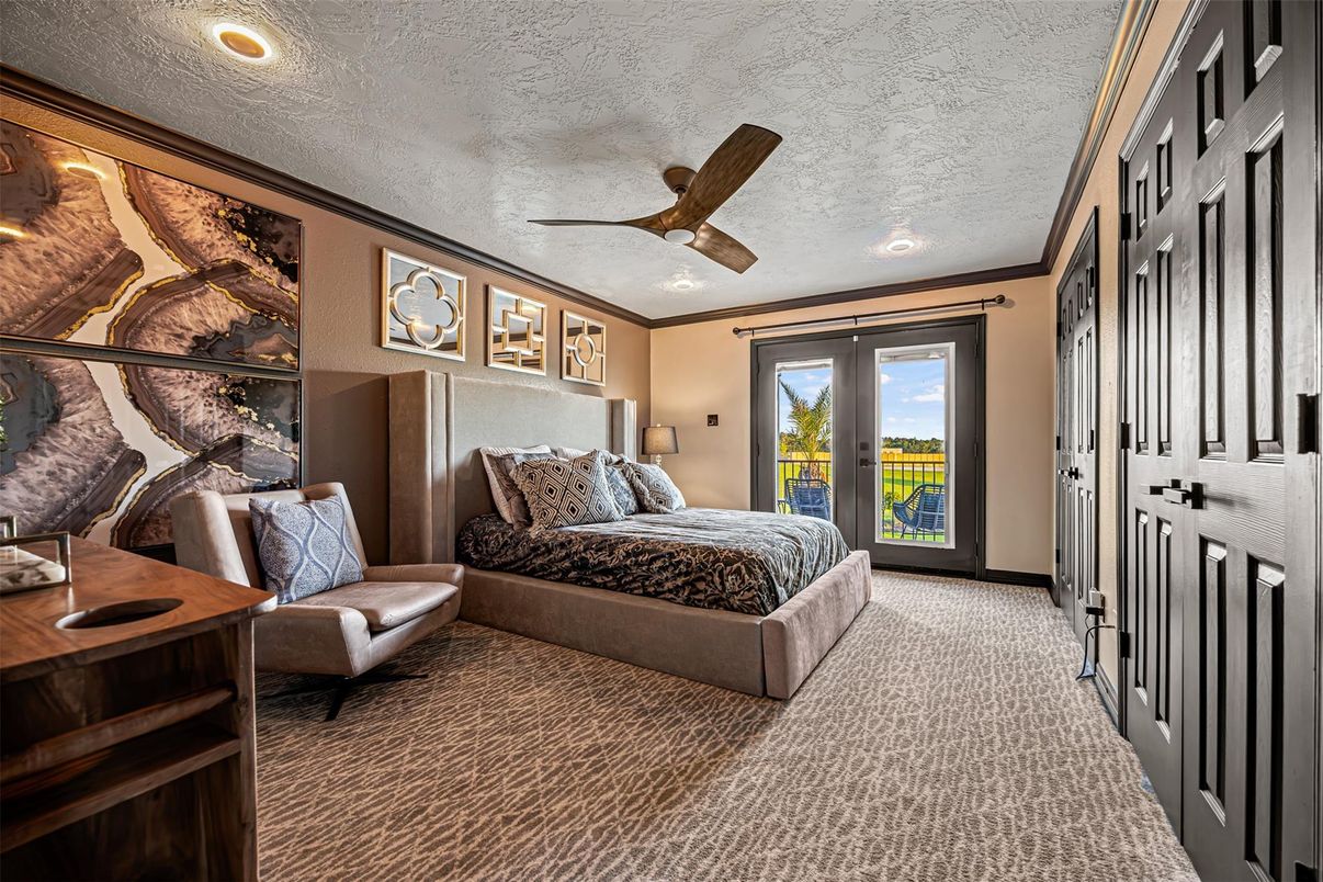 Bedroom, Interior, Recessed Lighting