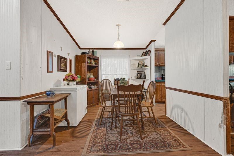 Dining room, Interior, Wood Texture Flooring