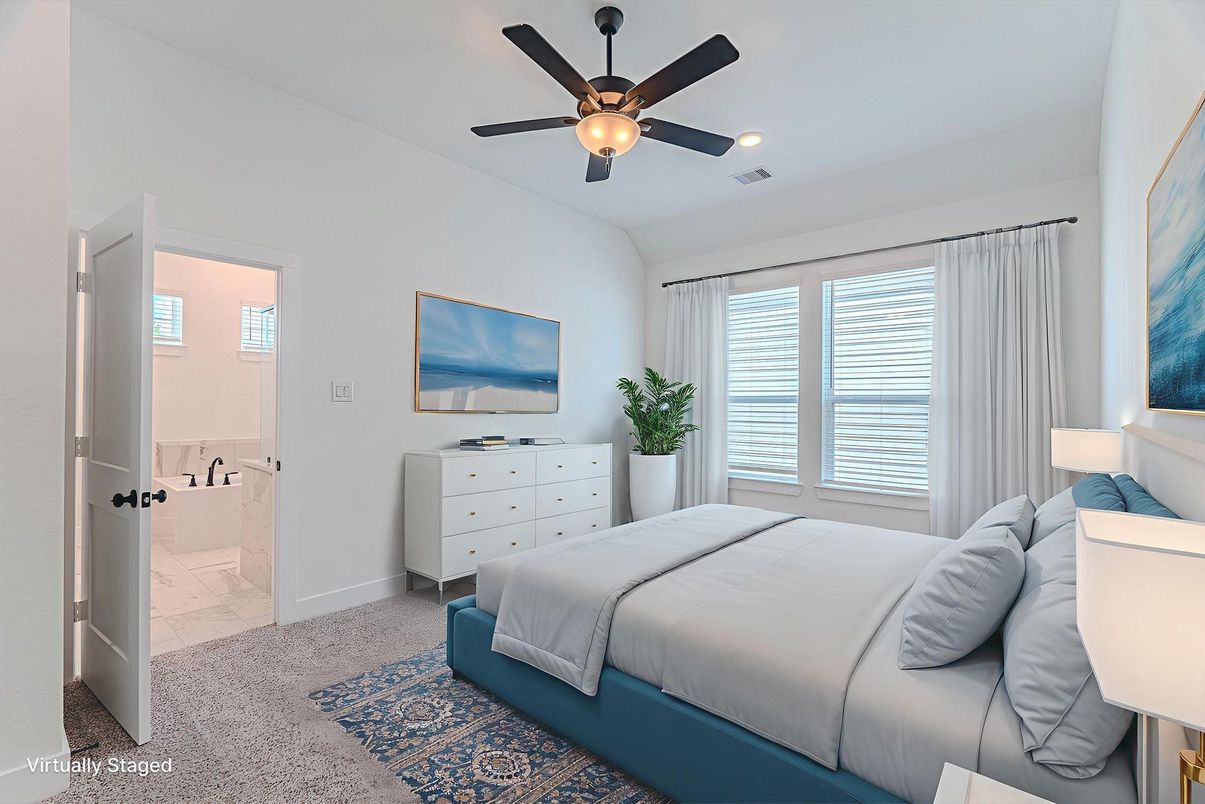 Bedroom, Interior, Recessed Lighting