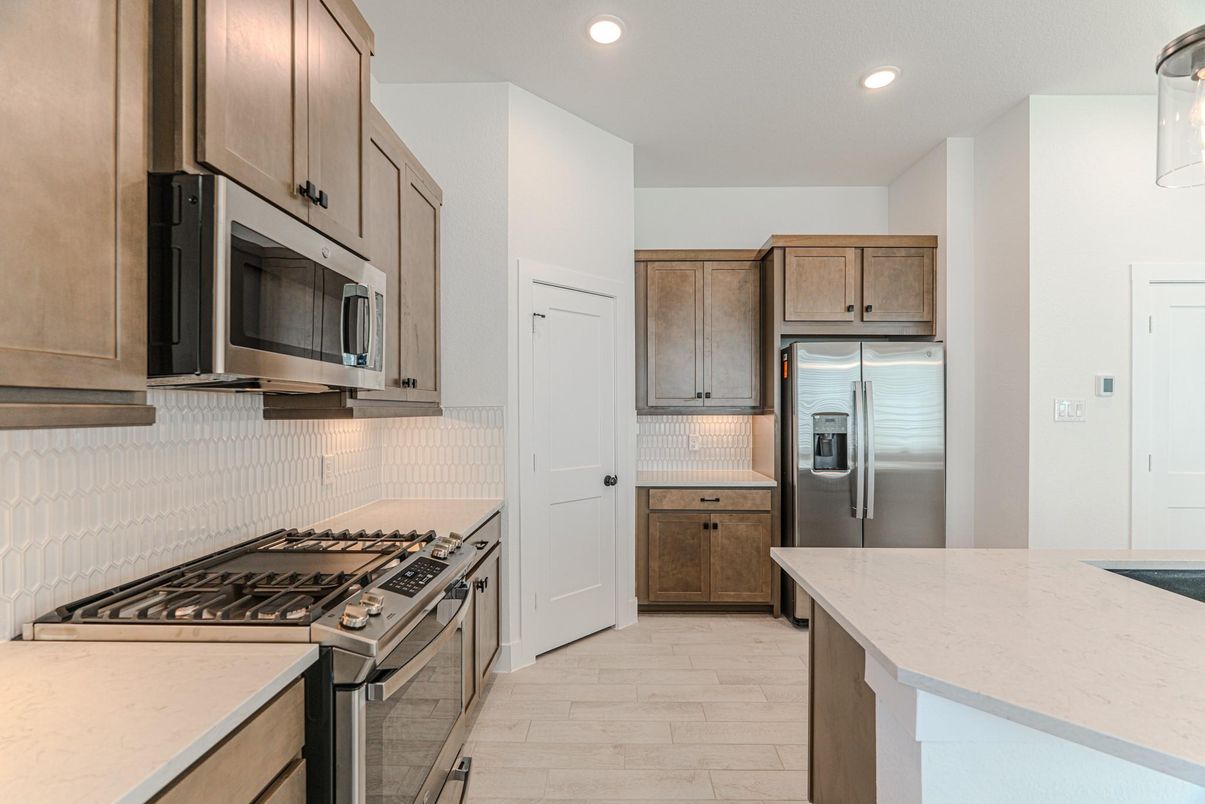 Interior, Kitchen, Recessed Lighting, Stainless Steel Appliances