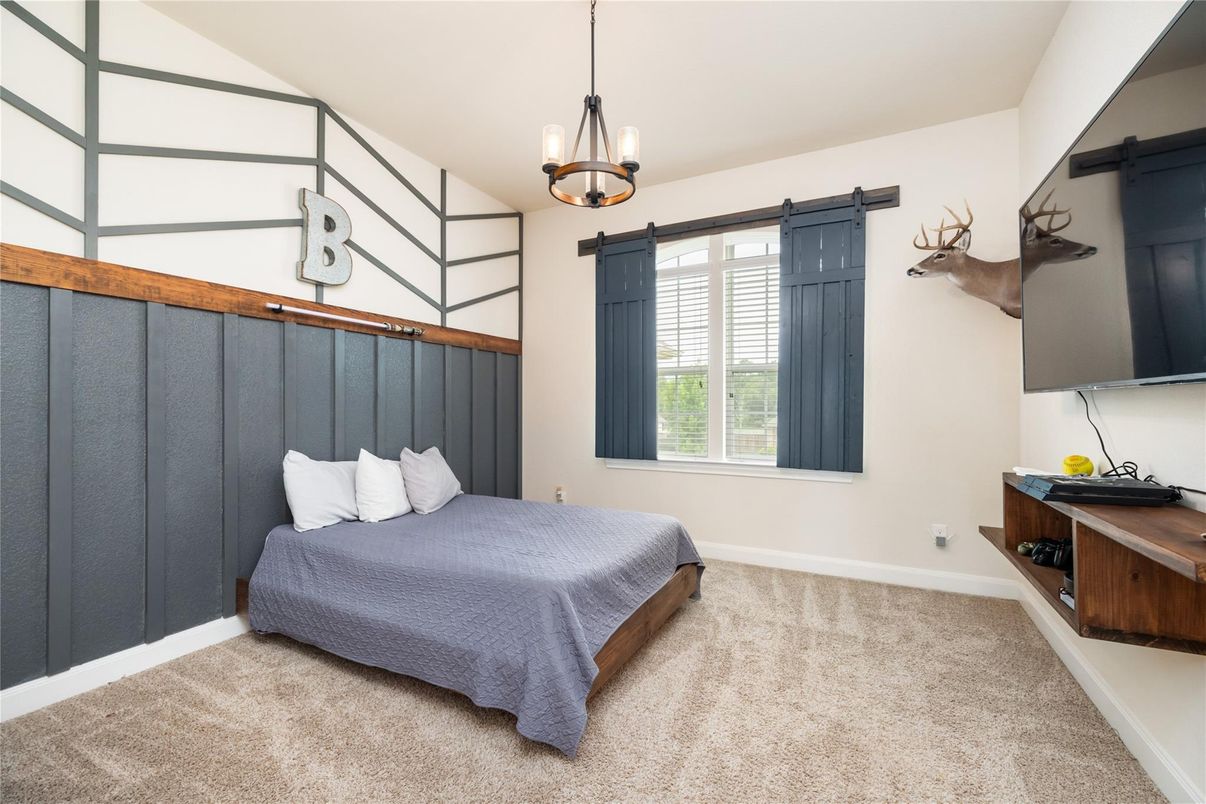Bedroom, Interior, Pendant Lights