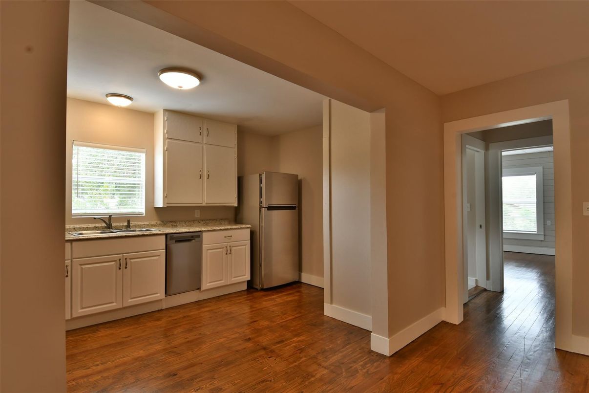 Interior, Kitchen, Wood Texture Flooring
