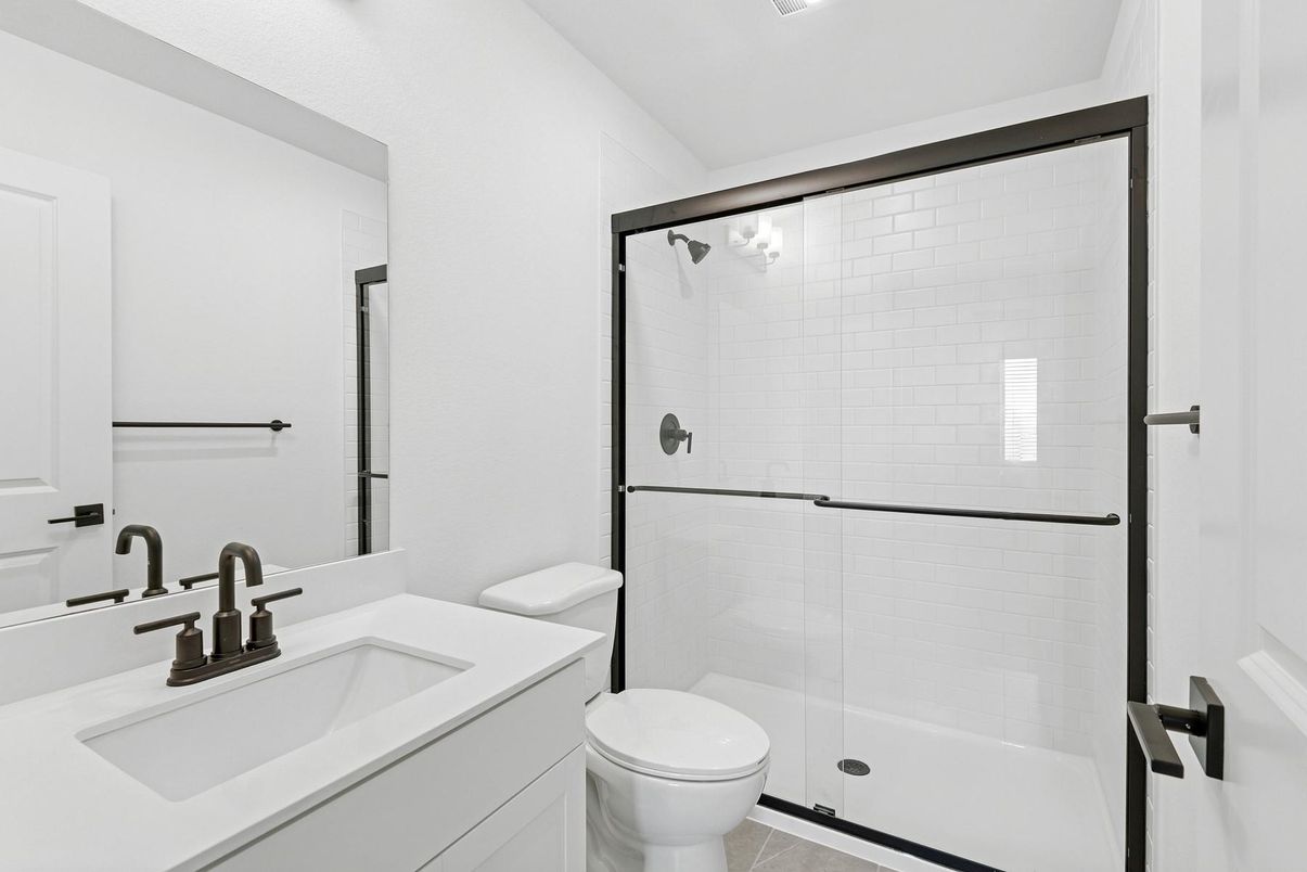 Bathroom, Glass Shower, Interior