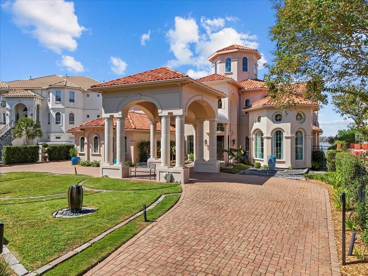 Backyard, Exterior, Facade, Mediterranean