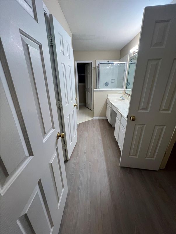 Bathroom, Interior, Wood Texture Flooring