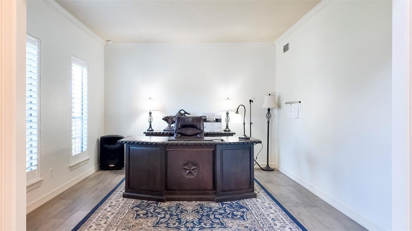 Home Office, Interior, Wood Texture Flooring