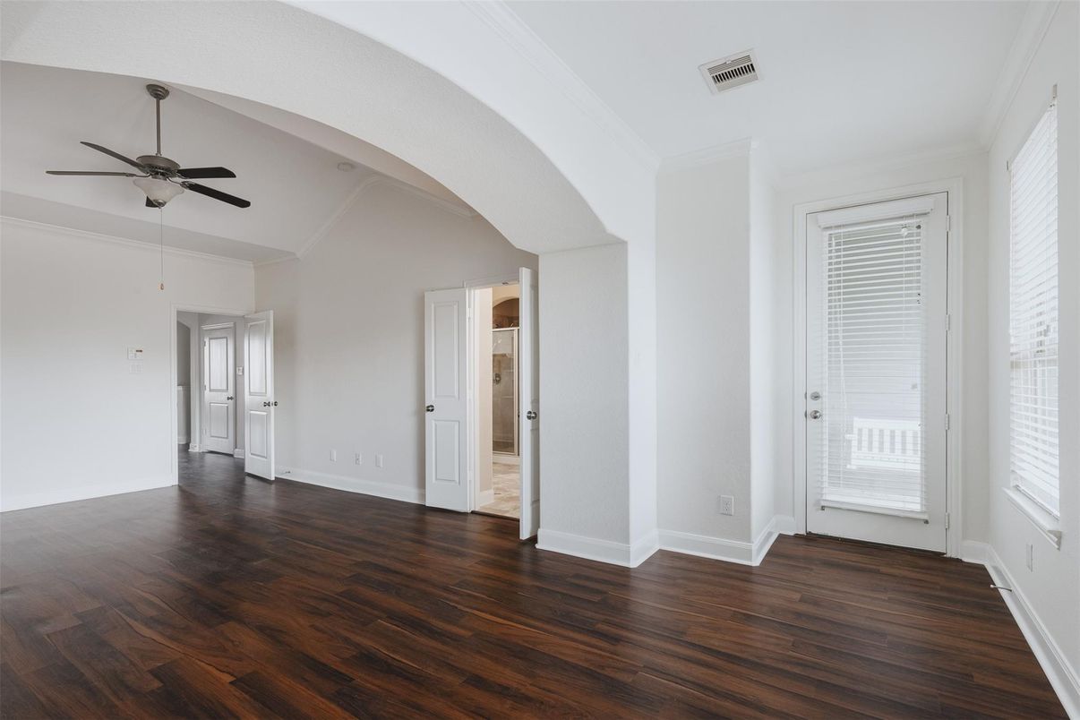 Empty room, Interior, Wood Texture Flooring