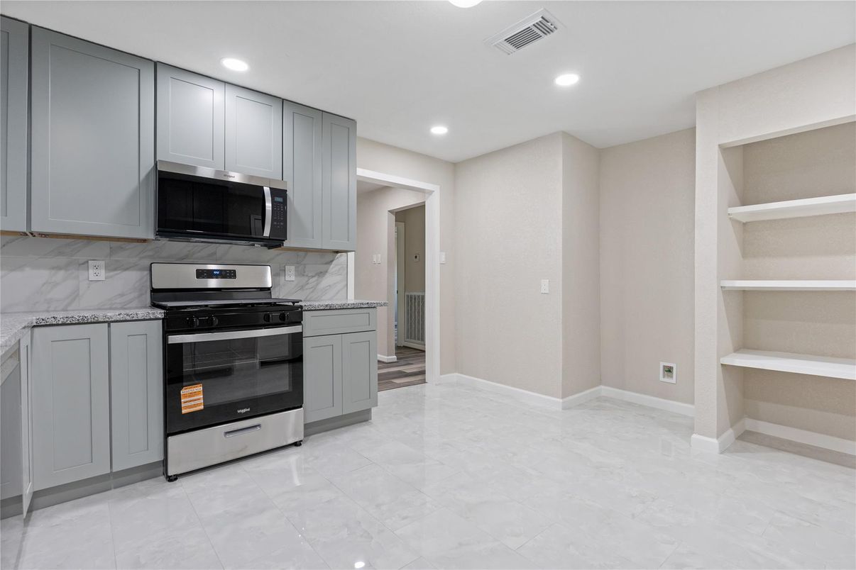 Interior, Kitchen, Recessed Lighting, Stainless Steel Appliances