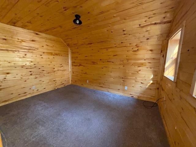 Empty room, Interior, Wooden Ceilings, Wooden Walls