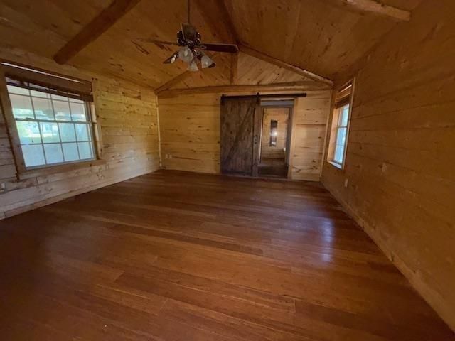 Empty room, Interior, Wooden Beams, Wooden Ceilings, Wood Texture Flooring, Wooden Walls