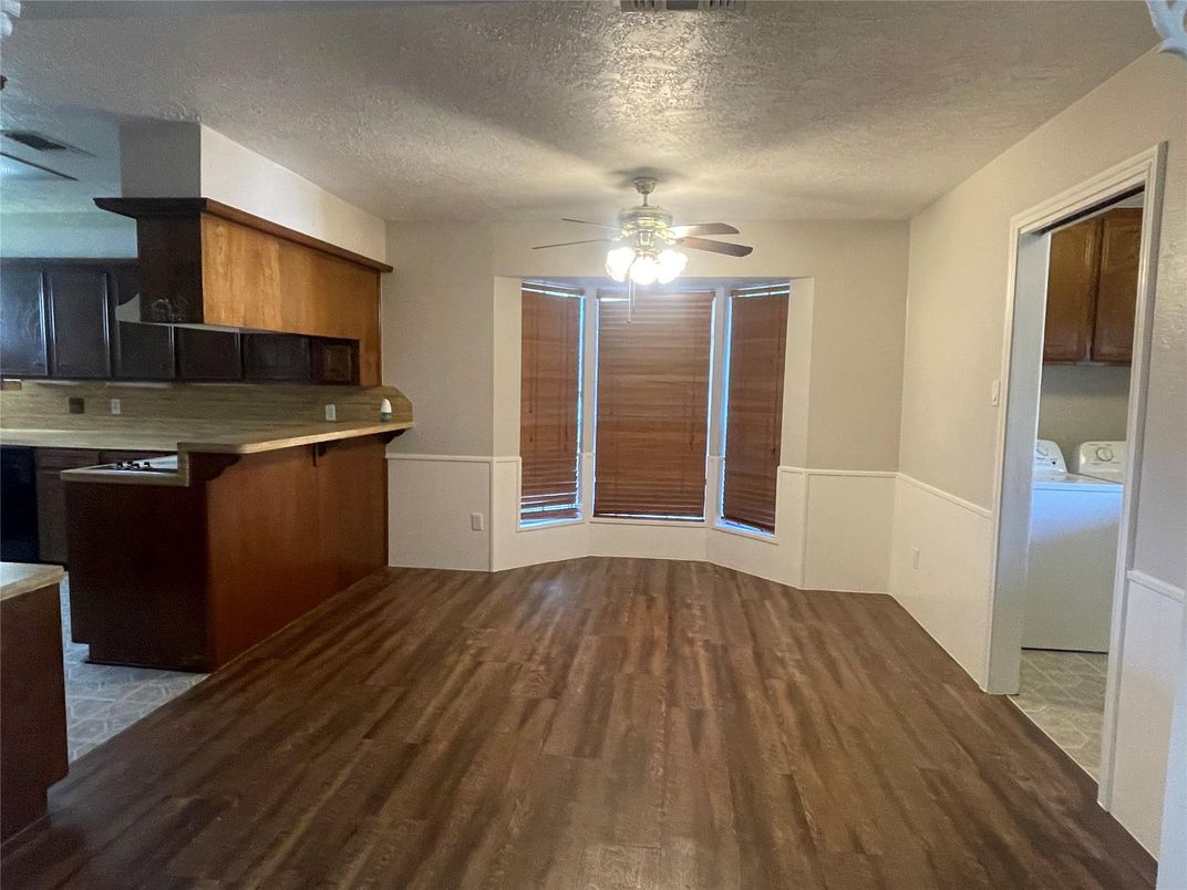 Interior, Kitchen, Wood Texture Flooring