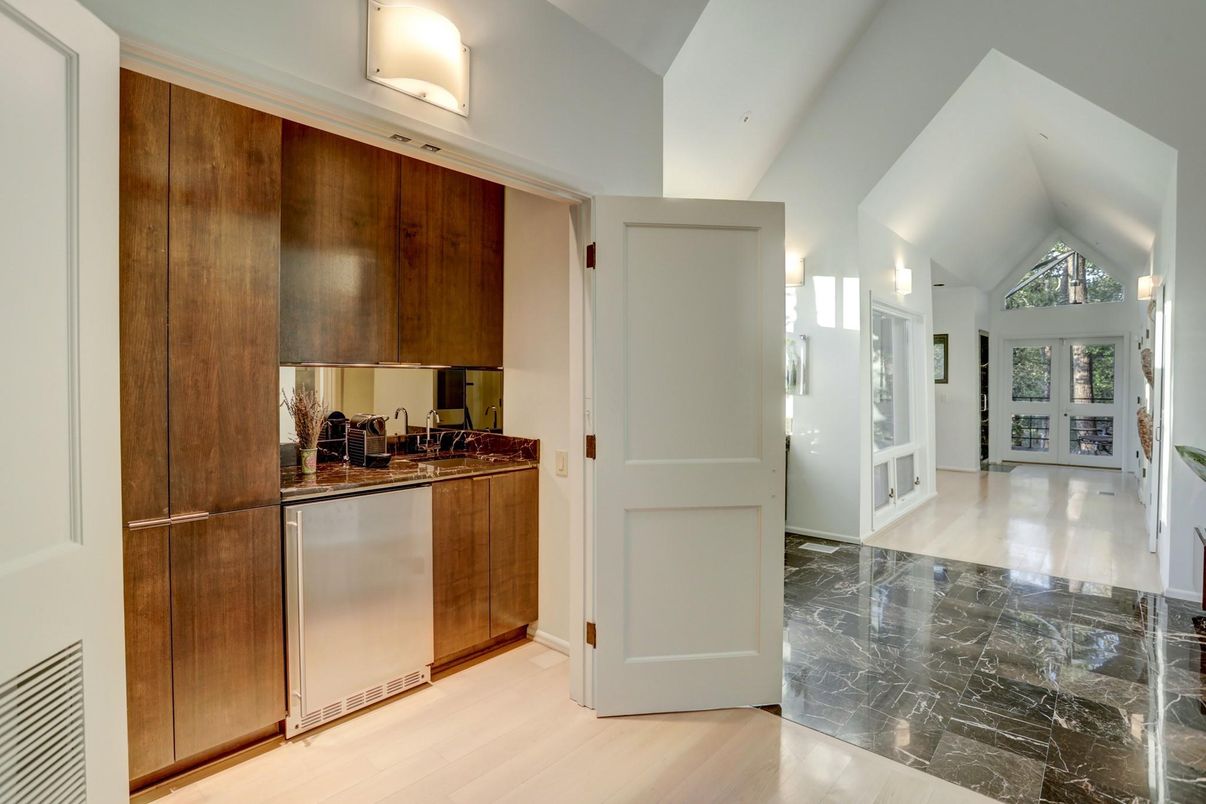 Interior, Kitchen, Marble, Wood Texture Flooring