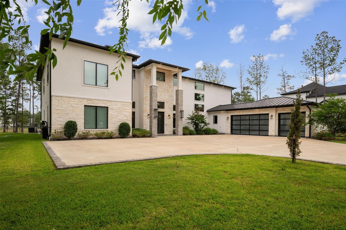 Attached, Backyard, Detached Garage, Exterior, Facade, Modern