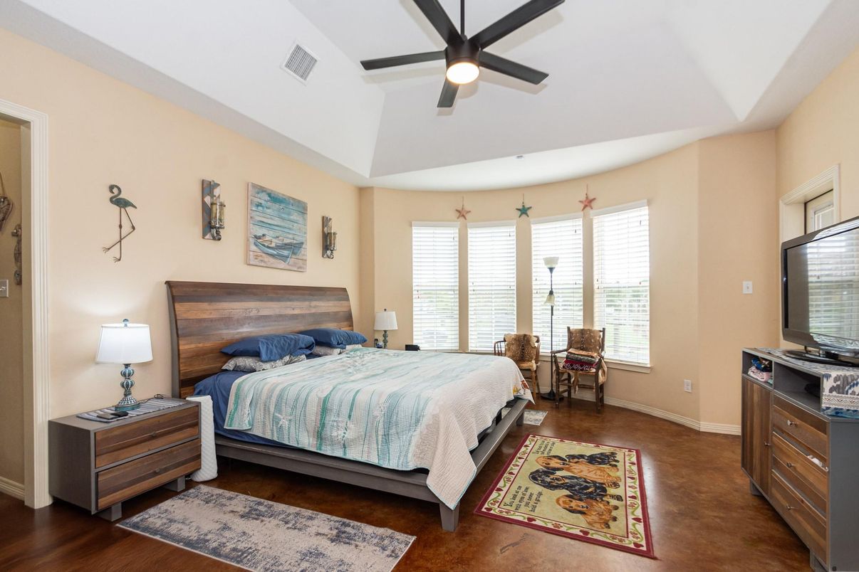 Bedroom, Interior, Wood Texture Flooring