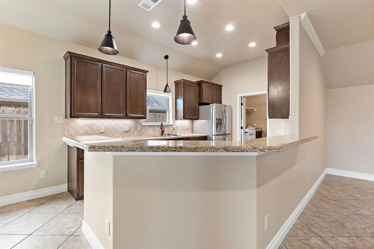 Interior, Kitchen, Pendant Lights, Recessed Lighting