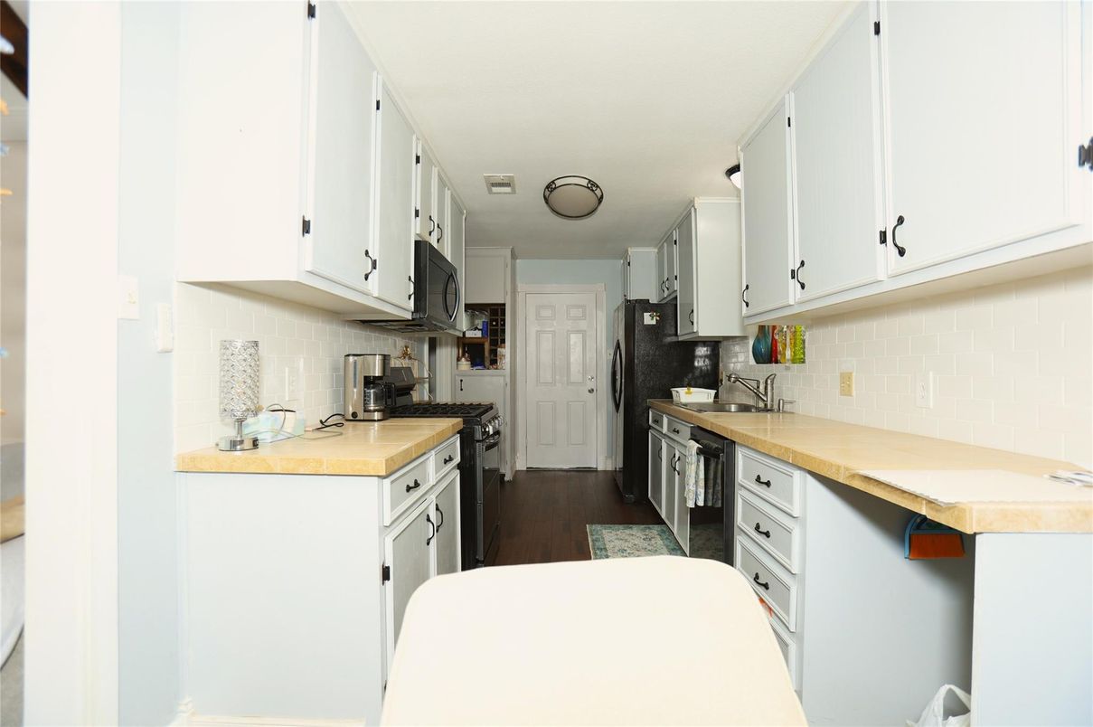 Interior, Kitchen, Wood Texture Flooring
