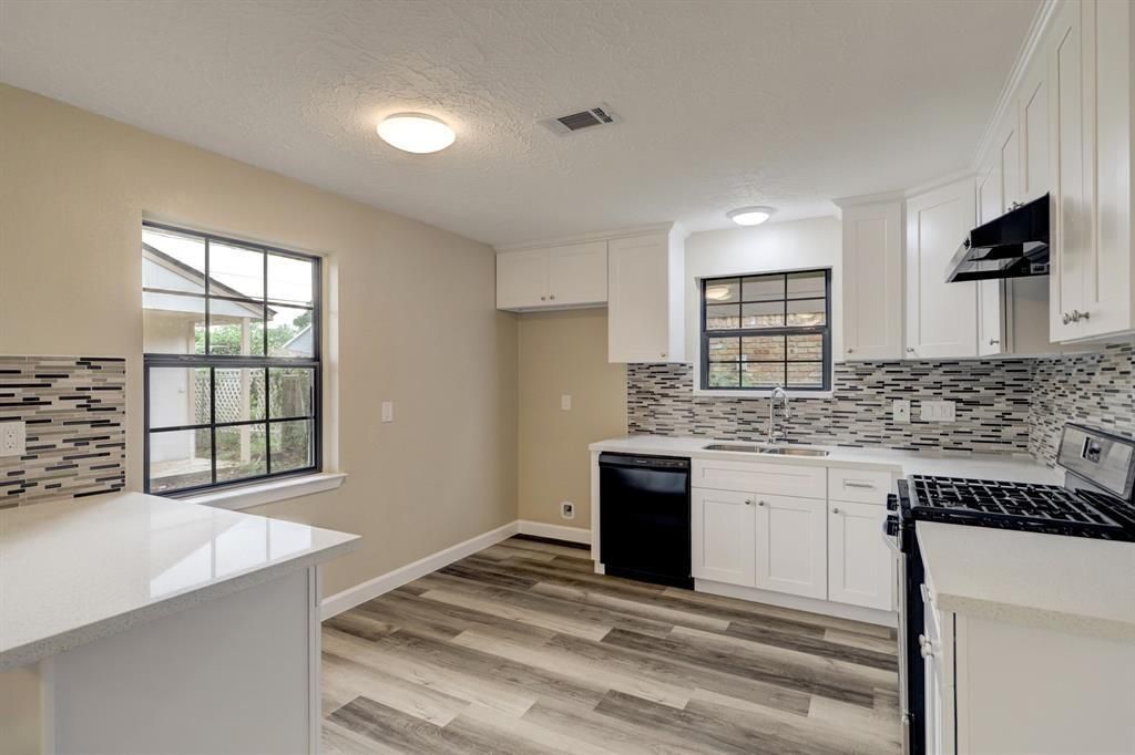 Interior, Kitchen, Wood Texture Flooring