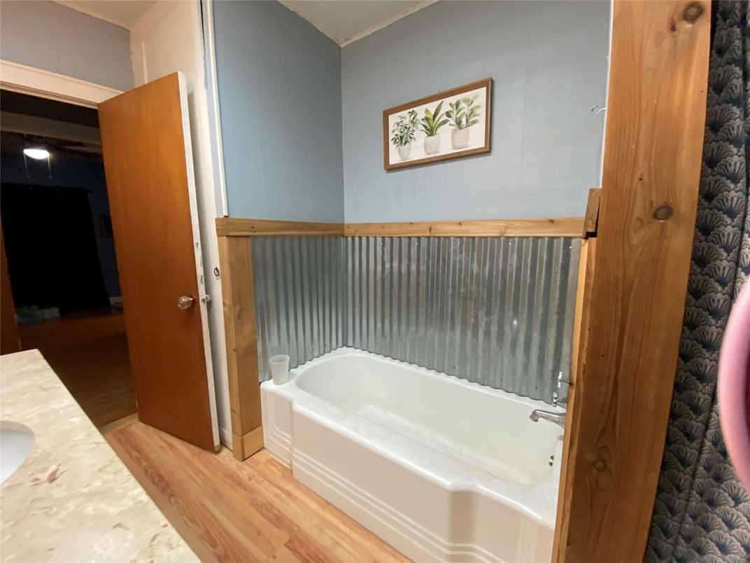 Bathroom, Interior, Wood Texture Flooring