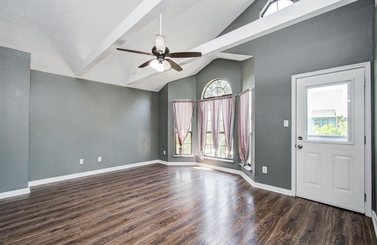 Empty room, Interior, Wood Texture Flooring