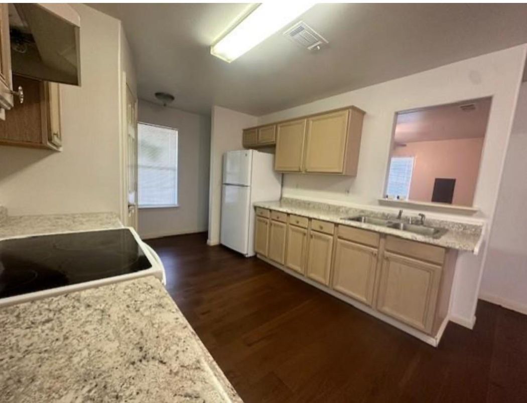 Interior, Kitchen, Wood Texture Flooring