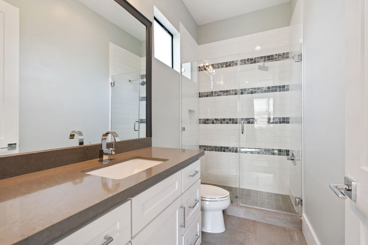 Bathroom, Glass Shower, Interior