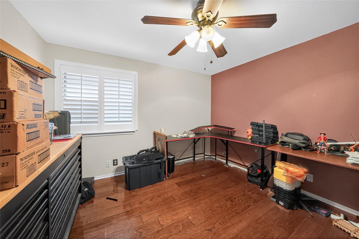 Home Office, Interior, Wood Texture Flooring