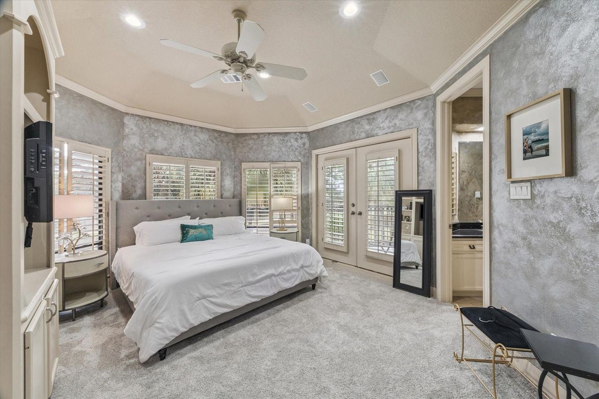 Bedroom, Interior, Recessed Lighting