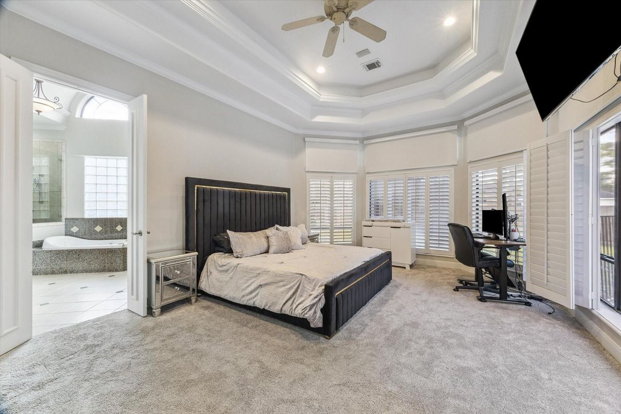 Bedroom, Interior, Recessed Lighting