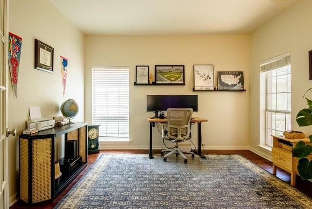Home Office, Interior, Wood Texture Flooring