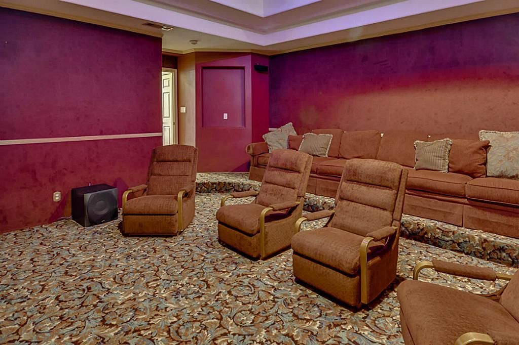 Home Theatre Room, Interior, Recessed Lighting, Theatre Room